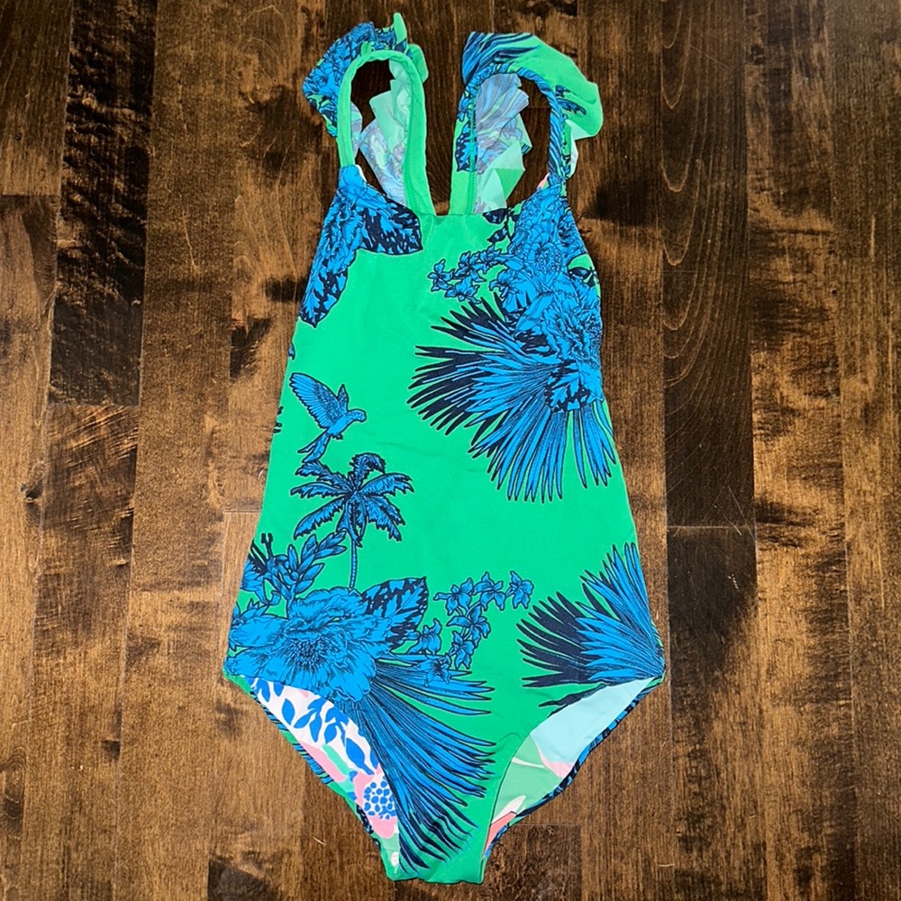 Maaji crossback reversible one-piece swimsuit